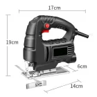 JigSaw egysebességes Dekopír fűrészgép 780W 5db fűrészlappal MZS-230
