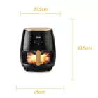 Disine Regina air fryer,légkeveréses sütő 4,5 literes 1400 W KOPB-972