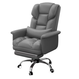 Luxor főnöki szék lábtartóval szürke MZS-105