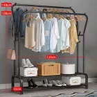 Többfunkciós ruhaszárító, ruhafogas, cipőtároló MZS-233