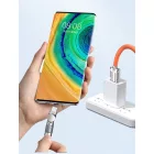 AlphaOne narancssárga 2m-es  Type C típusú kábel KOC-124