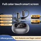 SonicEdge Q18 Kijelzős bluetooth fülhallgató,ANC zajszűréssel,fekete  MZS-334