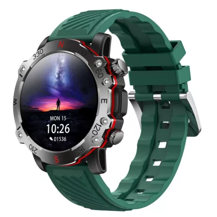 Z21 Max Okosóra – Bluetooth hívás, valós pulzusmérés, sport és okos funkciók - Zöld