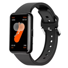   Z23 fekete okosóra 1,57 hüvelykes kijelző, Bluetooth-hívás, pulzusmérő, lépésszámláló