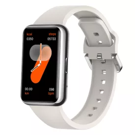   Z23 ezüst okosóra 1,57 hüvelykes kijelző, Bluetooth-hívás, pulzusmérő, lépésszámláló