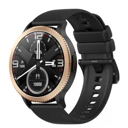 T01 fekete okosóra - Bluetooth-hívás, pulzusmérő, lépésszámláló