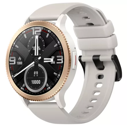 T01 ezüst okosóra - Bluetooth-hívás, pulzusmérő, lépésszámláló