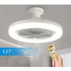 Simple ledes ventillátor  e27 foglalattal,távirányítóval MZS-97