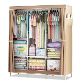 Sorno Mobil gardróbszekrény bézs 125cm*45cm*168cm TT-1017