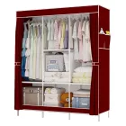 Sorno Mobil gardróbszekrény barna 125cm*45cm*168cm TT-1016