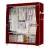 Sorno Mobil gardróbszekrény barna 125cm*45cm*168cm TT-1016