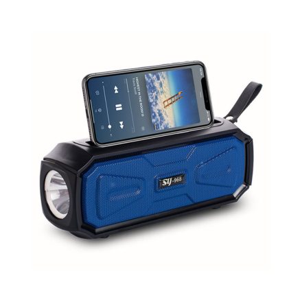 SY-968 Napelemes hangszoró beépített zseblámpával,rádióval MDDD309