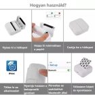 Hordozható akkumulátoros mini printer, intelligens nyomtató hőpapírral, bluetooth kapcsolattal TT-2004