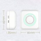Hordozható akkumulátoros mini printer, intelligens nyomtató hőpapírral, bluetooth kapcsolattal TT-2004