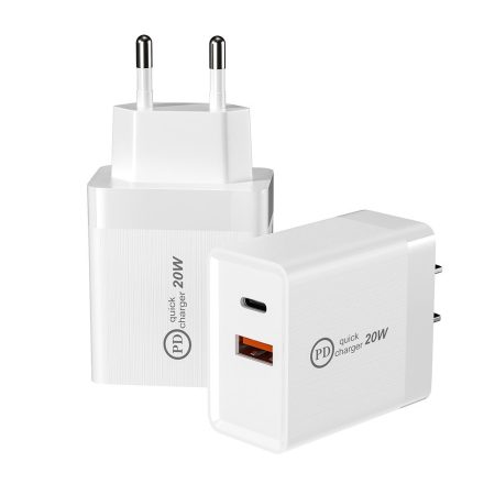 20W gyorstöltő type-C+USB CAIP-03