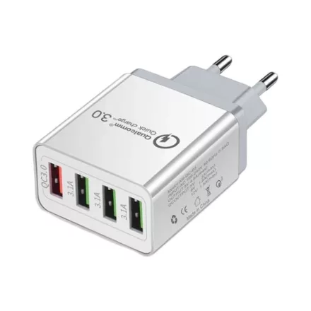 4 USB portos hálózati töltő CAIP-33