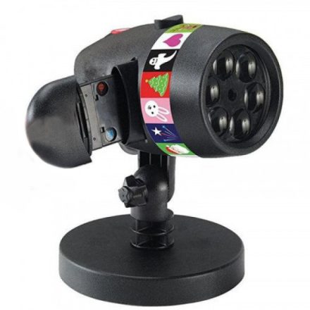 Prolight Lézer shower slideprojector karácsonyi fényjáték 12 mintával PRL-C23746